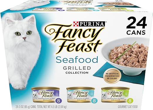 Purina Fancy Feast Grilled Wet Cat Food Seafood: A Delight for Your cat