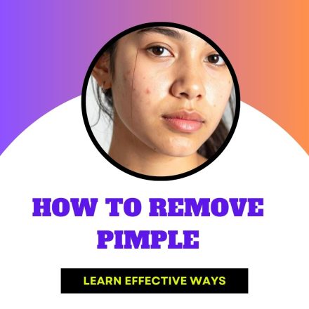 How to remove pimple